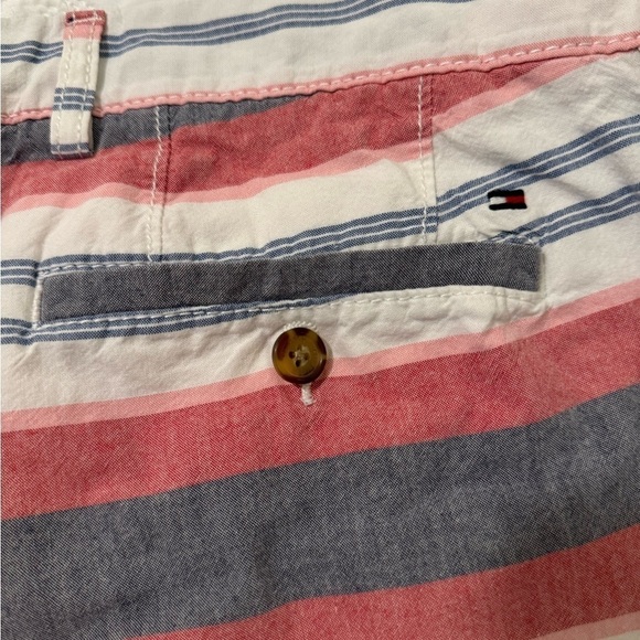 Tommy Hilfiger Striped Men's Shorts, linen look Size 36 - Picture 7 of 8